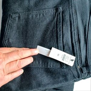 NWT Talbots Black Petite 8 Slim Ankle Curvy Jean